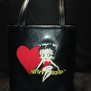 2003 Vintage Betty Boop Black Tote Bag